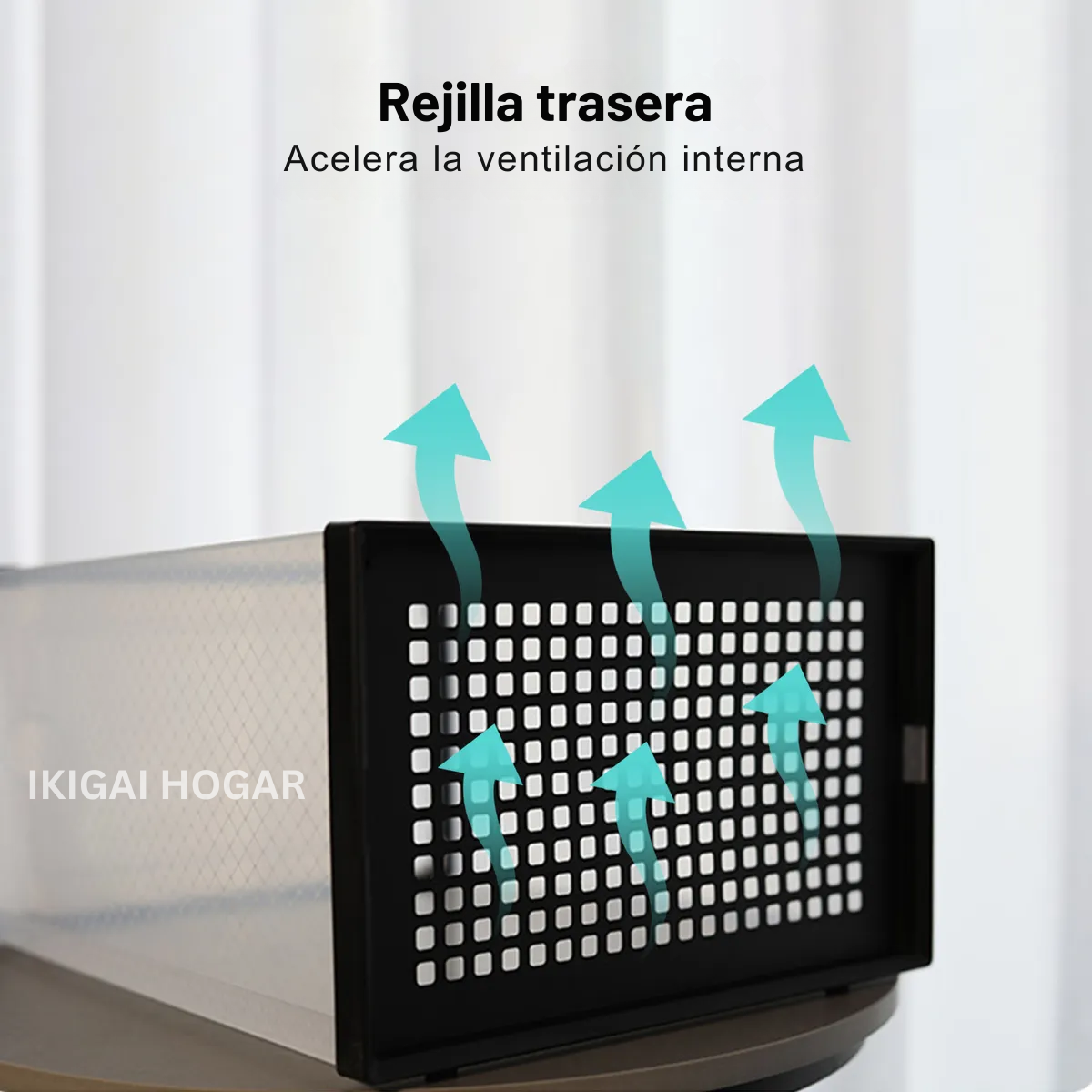 Set x 20 Organizadores De Zapatos Con Rejilla De Ventilación - Negro - Imagen 3